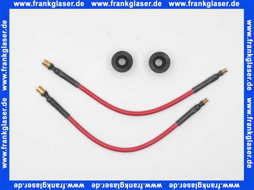 13011133 Elco Zündkabel Länge 225 Stecker D 6,3 / D 4 Silikon (Set 2 Stück)