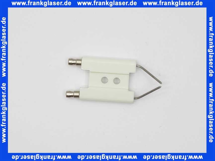 Doppelzündelektrode für Giersch R1 V / R2 V Anschluss 6,3 mm