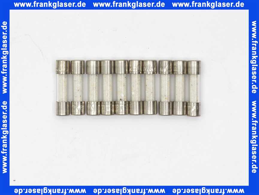 Feinsicherung mittelträge (5x20mm)     0,100 A 10 Stück