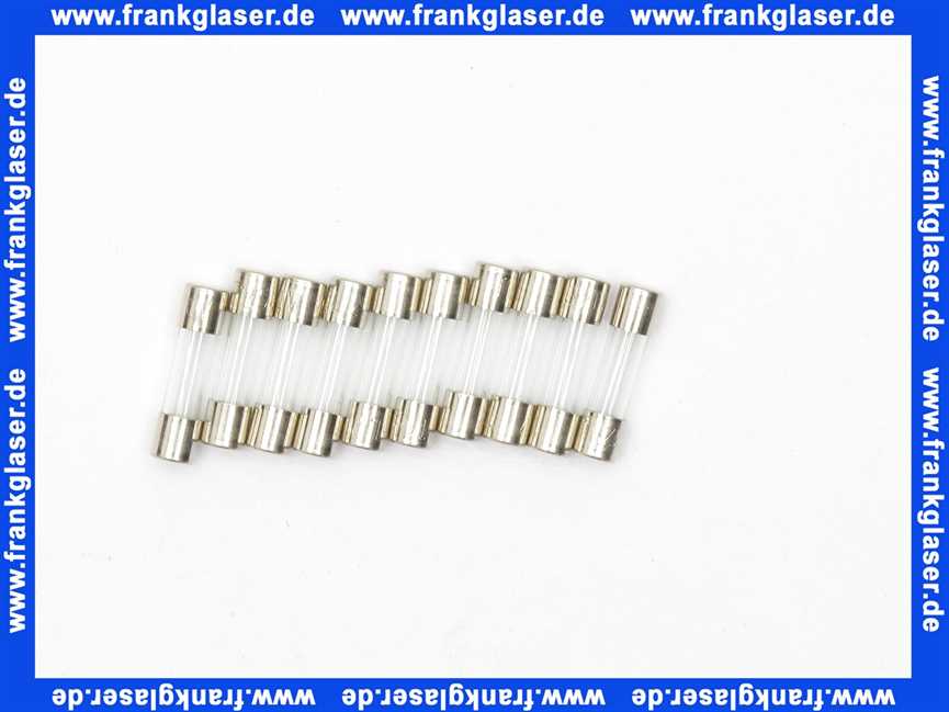 Feinsicherung träge  0,125 A (5x20mm)   10 Stück