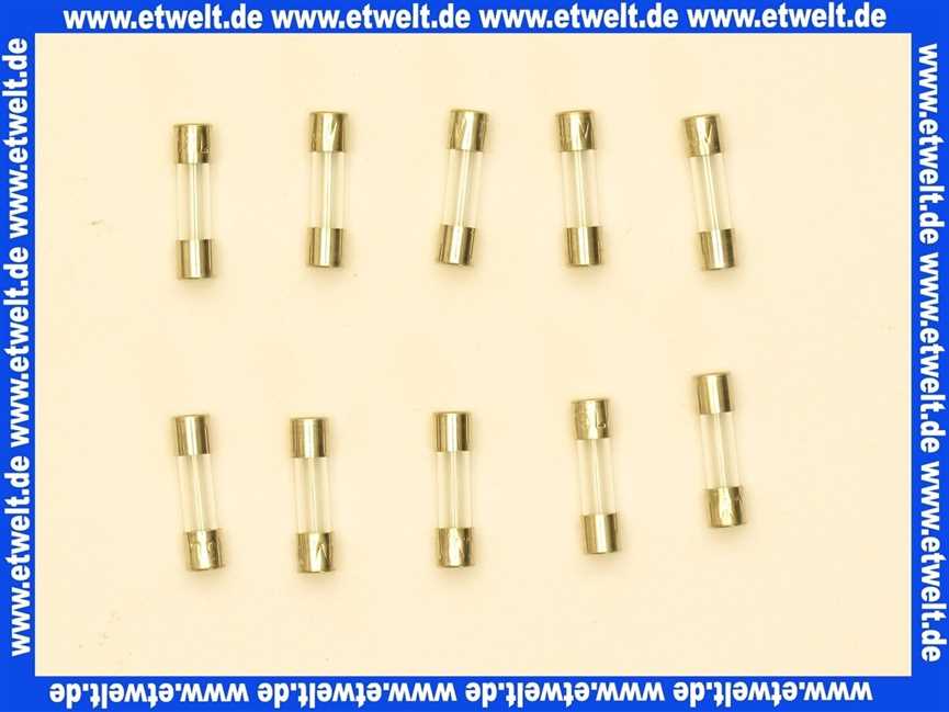 Feinsicherung träge  0,160 A (5x20mm)   10 Stück