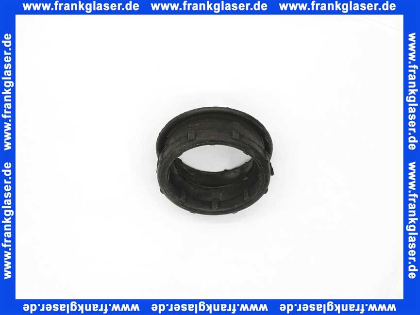 Spülrohrverbinder WC-Verbinder für WC D=55mm für Spülkastenrohr 45mm schwarz ASW 170147