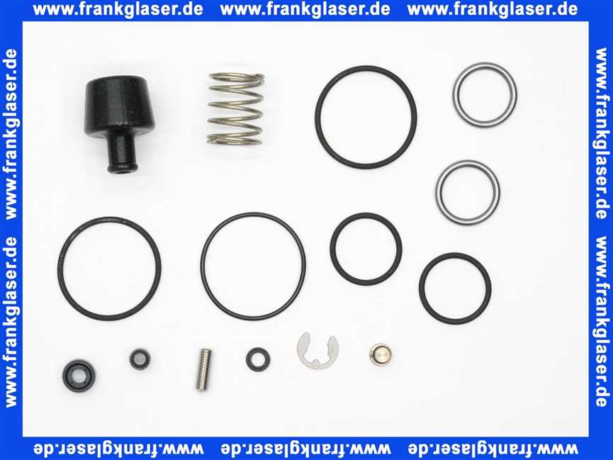 8250001010 KWC (Franke) Ersatzteilset Gummis Dichtungssatz für Selbstschlussventil DN 20