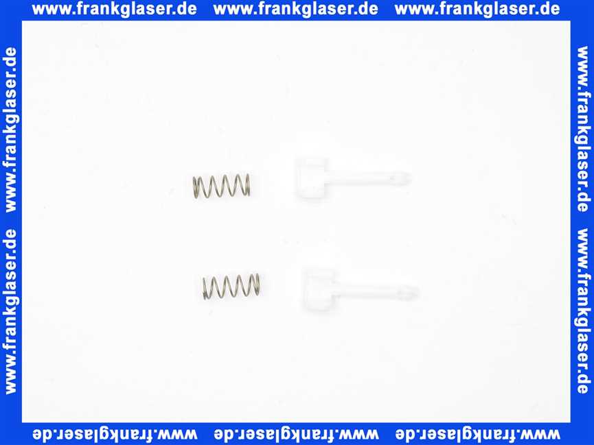 334009 Friatec Arretierungsbolzen mit Federn für Drückerplatten mit Betätigung von vorne oder von oben