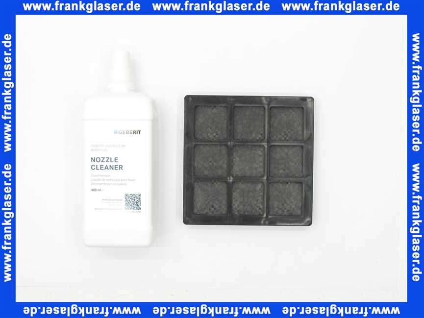 240625001 Geberit Set Aktivkohlefilter u. Düsenreiniger für AquaClean WC-Komplettanlagen