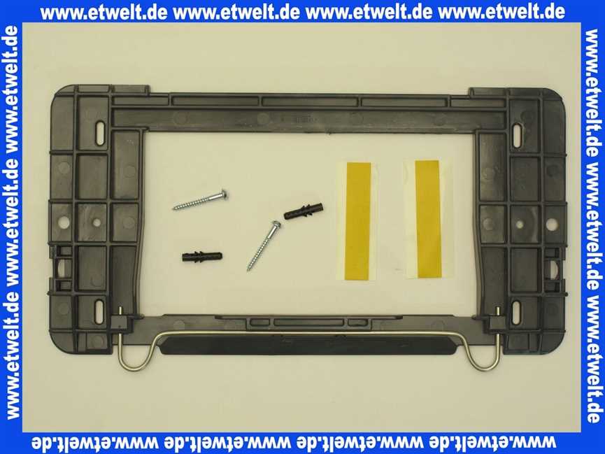 240200001 Geberit Befestigungsrahmen für Drückerplatte Betätigungsplatten Halterahmen