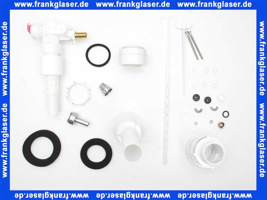 43907 Grohe DAL Servo-Set Austauschgarnitur für aufgesetzten Porzellan und Keramik Spülkasten alte Nr. 003.00.360