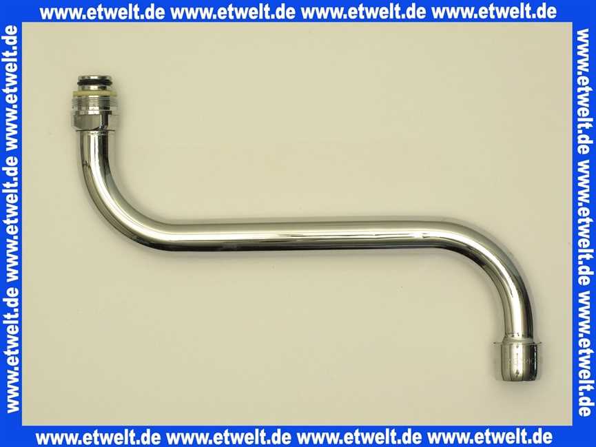 13051 Grohe Rohrauslauf S-Form 200mm für Costa