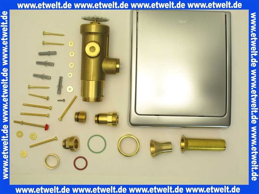 42901000 Grohe WC-Druckspüler 42901 Wandeinbau DN20 Austauscharmatur