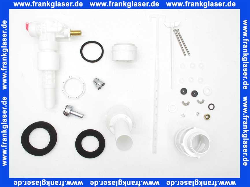 43907PI0 Grohe Servo-Set Austauschgarnitur 43907 mit Füllventil und Ablaufventil