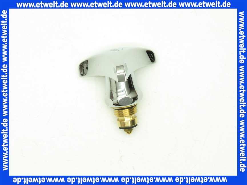 45968000 Grohe Oberteil 45968 mit Trecorn Griff Markierung blau 1/2  chrom