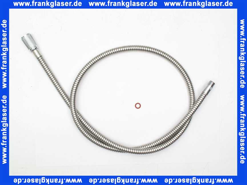 46092000 Grohe Brauseschlauch 46092 Metall 1/2 xM15x1 f.Spültischbatt. 1500mm chrom