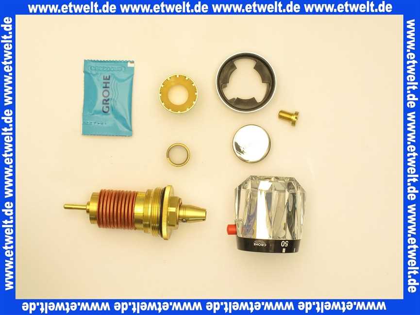 47270 Grohe Thermoelement Grohe mix vor Bj.79 m.Griffset 1/2