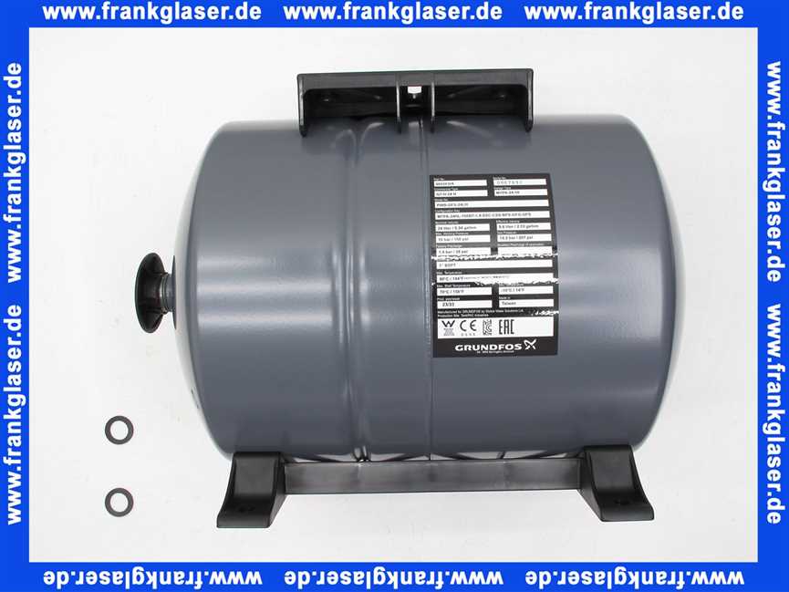 96436650 Grundfos Behälter Ausdehnungsgefäß horizontal 24 l für Hydrojet JP 5 / JP 6