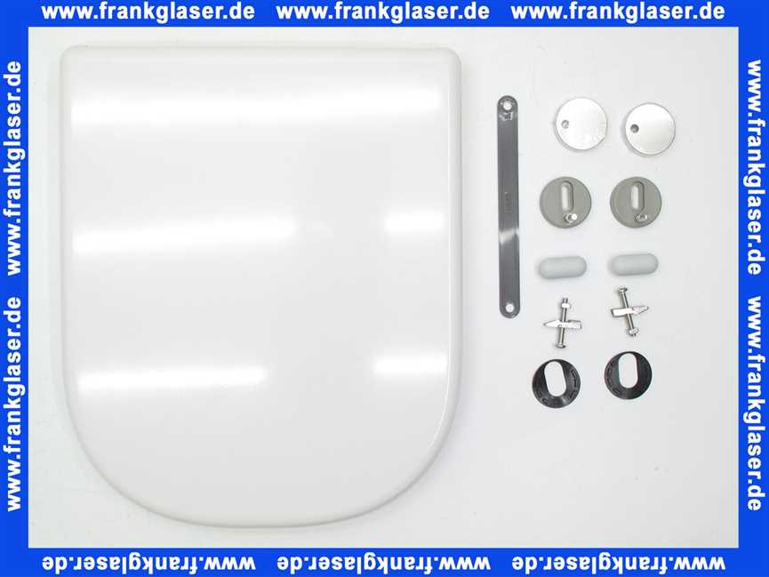 545781 Hamberger WC-Sitz Optima L 48/52 in weiss, abnehmbar, mit Absenkautomatik