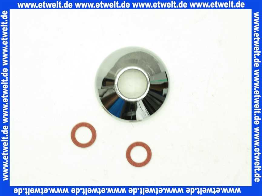 94135 Hans Grohe Rosette verchromt 11/97 für AP-Badebatterie