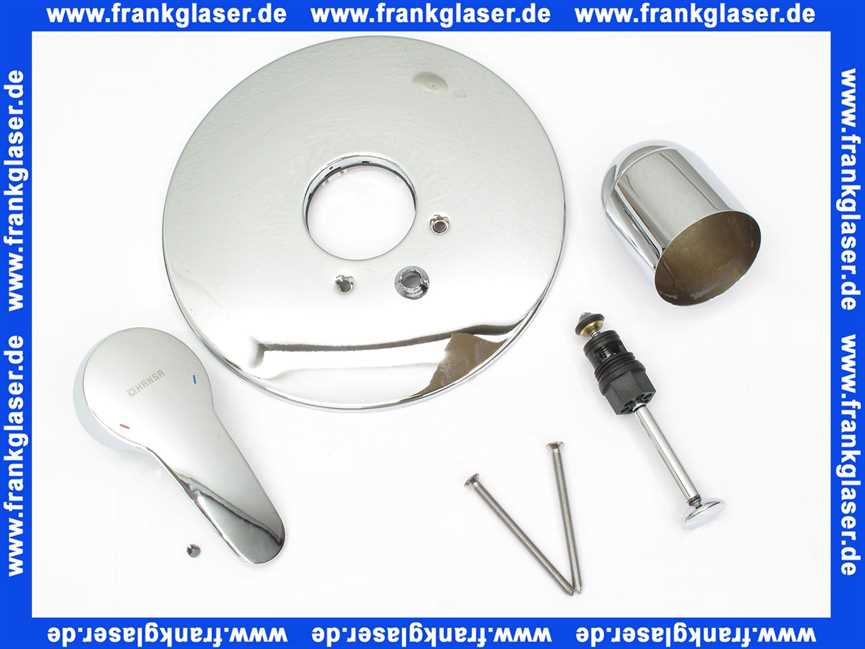 01849183 Hansa Einhand Wannen-Batterie Fertigmontageset Hansamix verchromt für Unterputz Armaturen mit Umschaltung