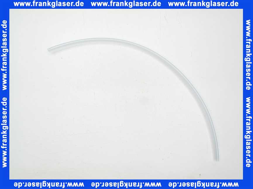 070043 Hüppe Ablaufleiste gebogen 880 mm für 6 mm Glasdicke