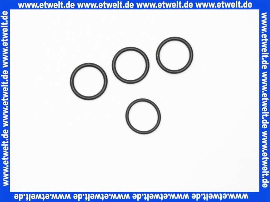 A962377NU Ideal Standard O-RING SET 3 Stück 17x2,5 + 1 Stück 17x2mm