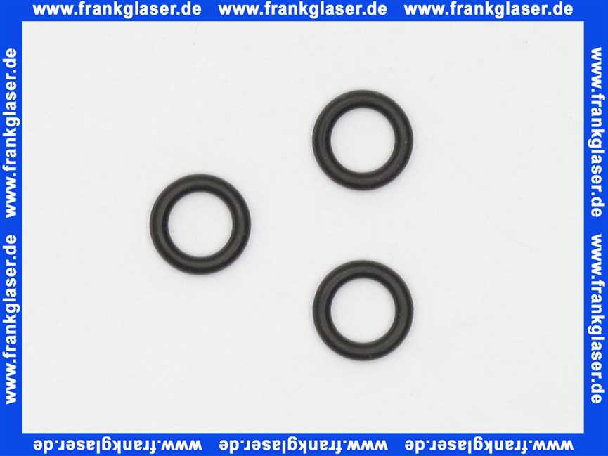 B960230NU Ideal Standard O-Ring Dichtung Dichtring 7X2 (3 Stück)