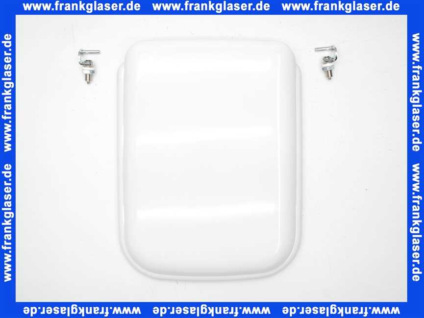 K700501 Ideal Standard WC- Sitz Tonca mit Deckel in weiss komplett mit Edelstahlscharnieren und Puffern