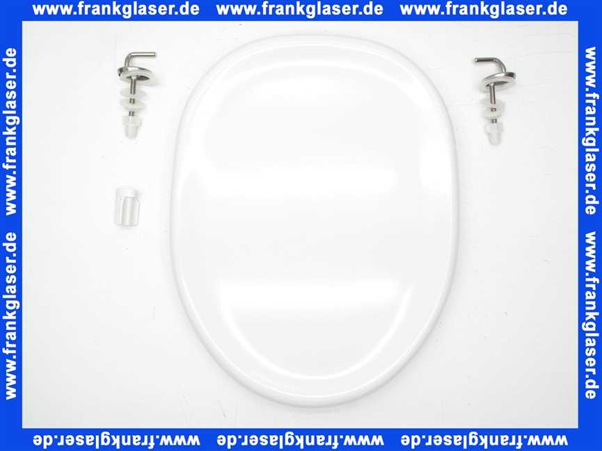 K700701 Ideal Standard WC-Sitz Isabella mit Deckel in Weiß komplett mit Edelstahlscharnieren und Puffern