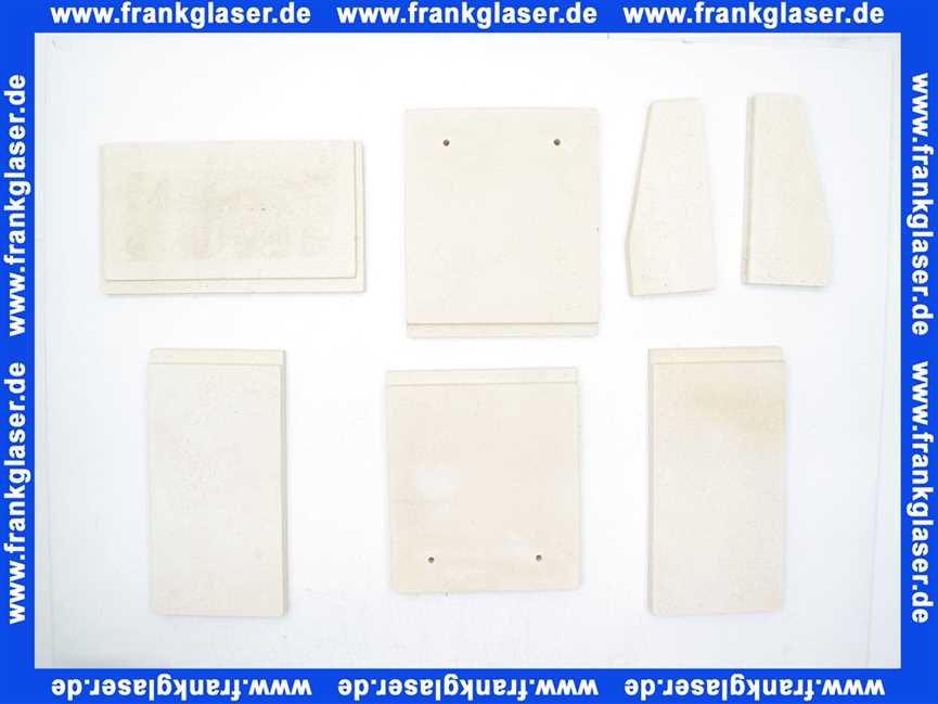 63016276 Junkers Schamottegarnitur Typ 1,2,6 für COSY01.., COSY06..