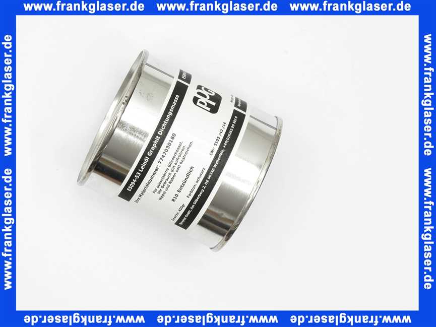 8718571927 Junkers Dichtmasse Leinölgraphit 450g Dose