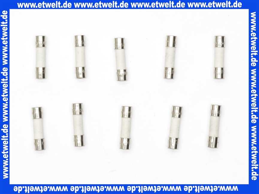 8718601966 Junkers Sicherungseinsatz 5AF/230V (Set A 10), für BK15.., KBR 65,98-3..