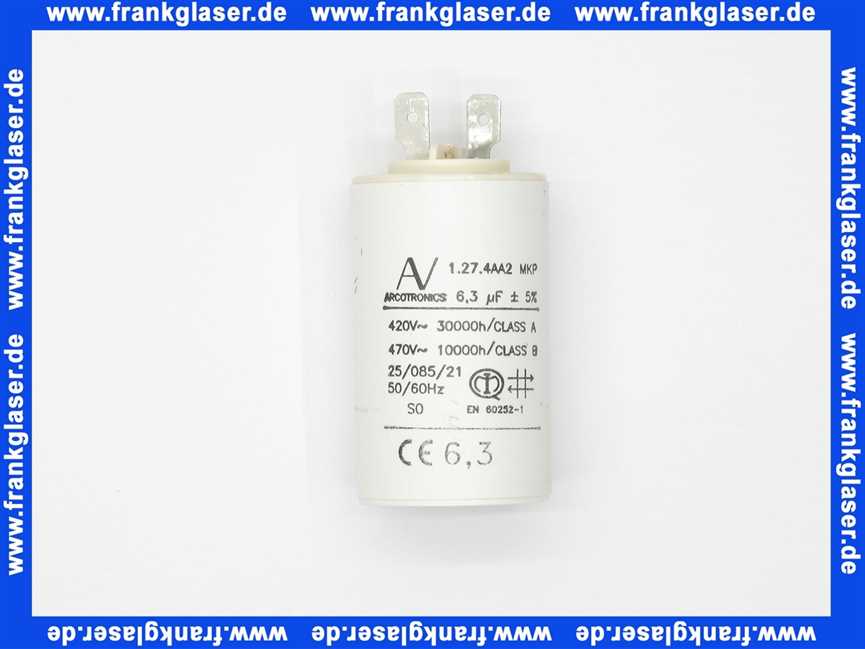 87387029230 Junkers Kondensator 6.3uF 470VAC für HP 270-2 E..