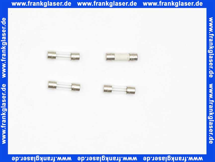 87445030100 Junkers Sicherungssatz T0,5/T1,6/T2,5/T3,15A