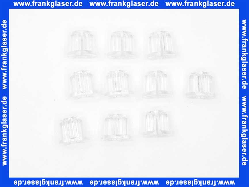 Kludi Ersatzteil Rastbuchse VPE 10 Stck transparent 93027721-00