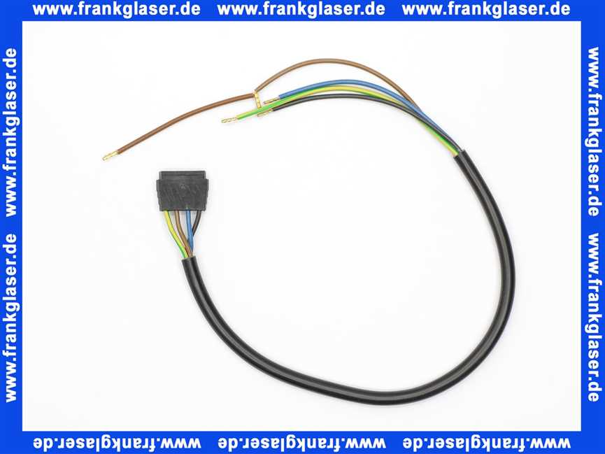 613569 Körting Steuerleitung mit Stecker für Düsenstock, 4x0,5 schw.