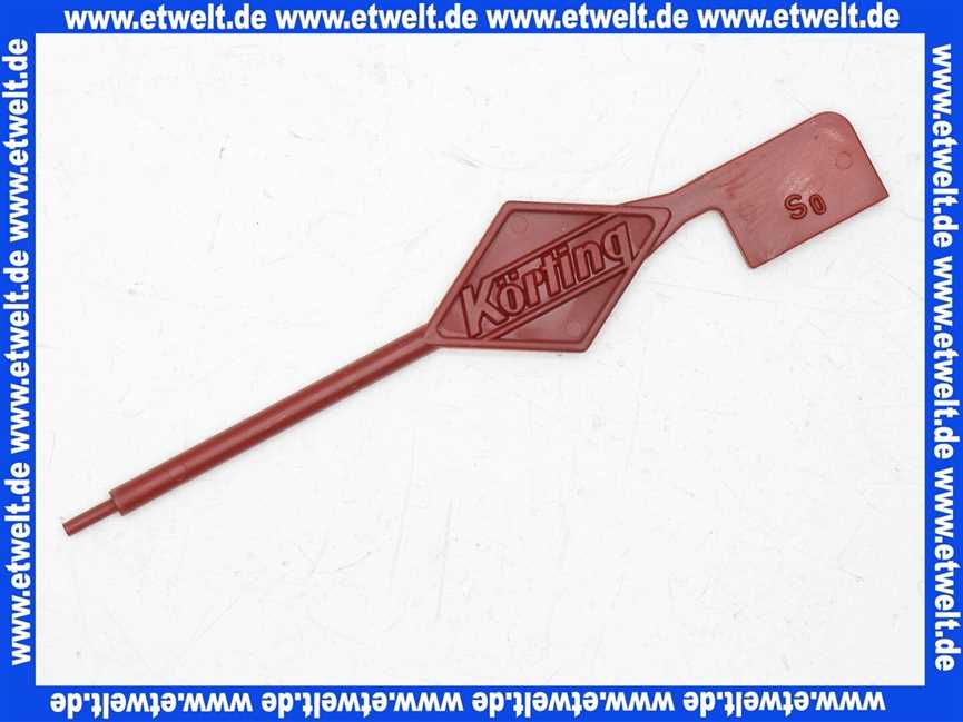 619462 KÖRTING Abstandslehre D5/2,5 mit Haken 28x4 + Körting-