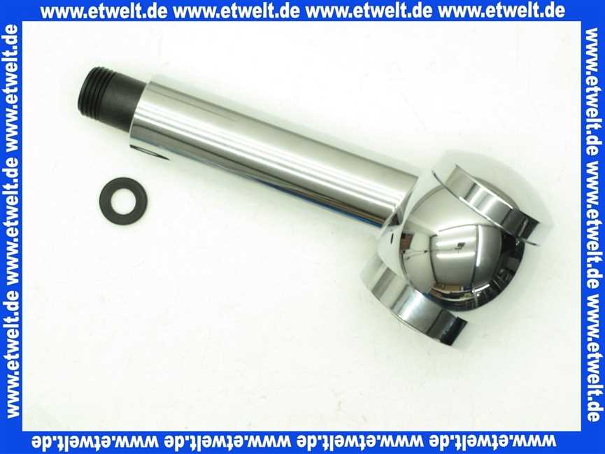 KWC Handbrause ca. 17-18cm lang zu Domo Spültischarmatur K10.61.03 chrom