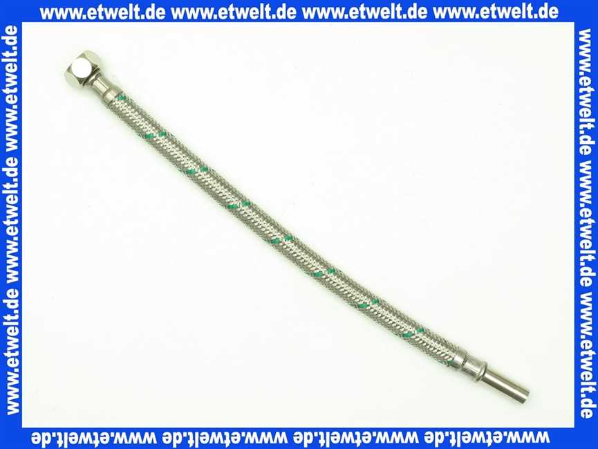 66860630 Neoperl® NEOFLEX Panzerschlauch DN 8 Rohrstutzen x IG 10 x 3/8  300