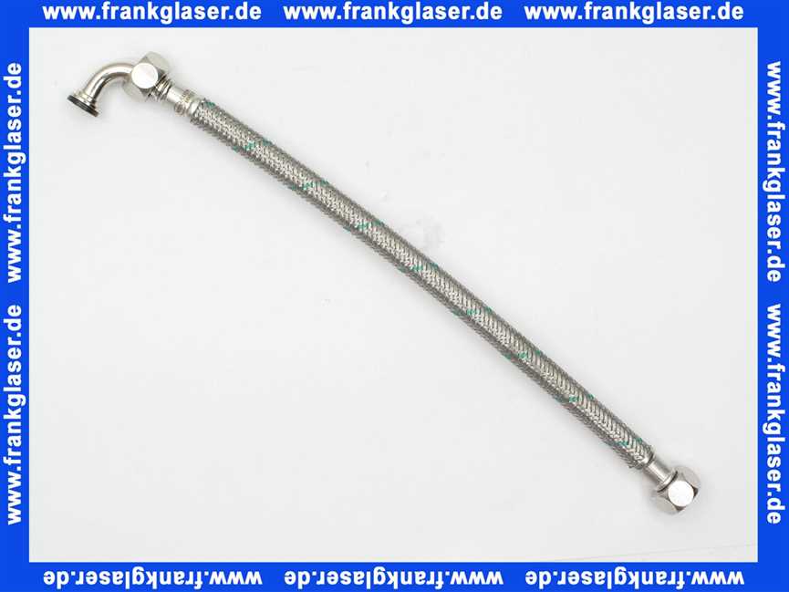 66861130 Neoperl® NEOFLEX Panzerschlauch DN 8 IG gerade x IG gebogen 3/8  x 3/8  300