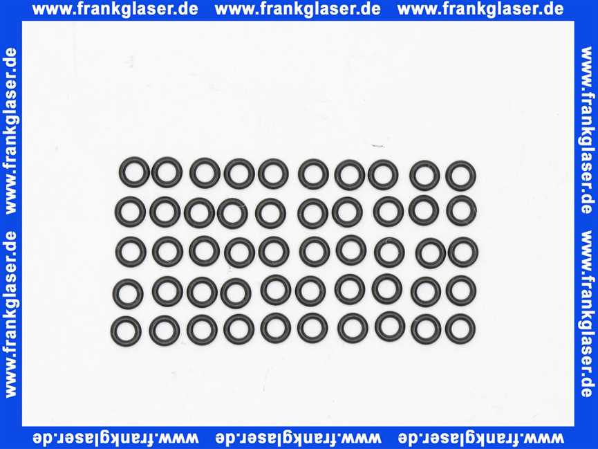 O-Ring Dichtung Dichtring 4,00x1,50 mm NBR (50 Stück)