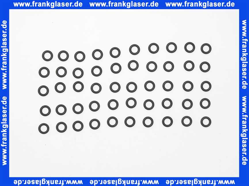 O-Ring Dichtung Dichtring 6,00x2,00 mm NBR (50 Stück)