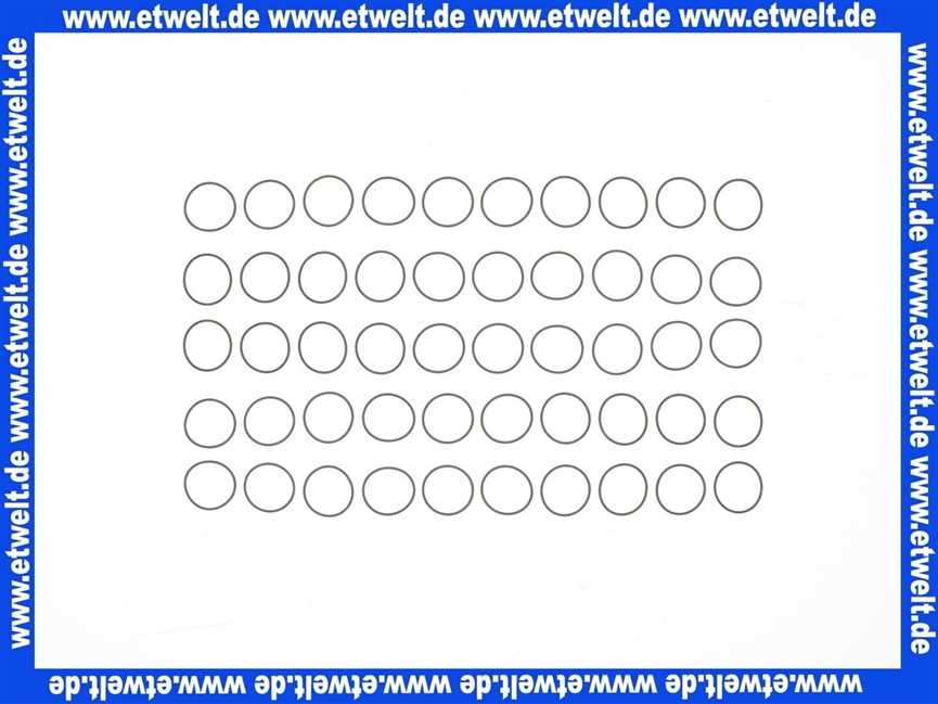 O-Ring Dichtung Dichtring 9,00x1,50 mm NBR (50 Stück)