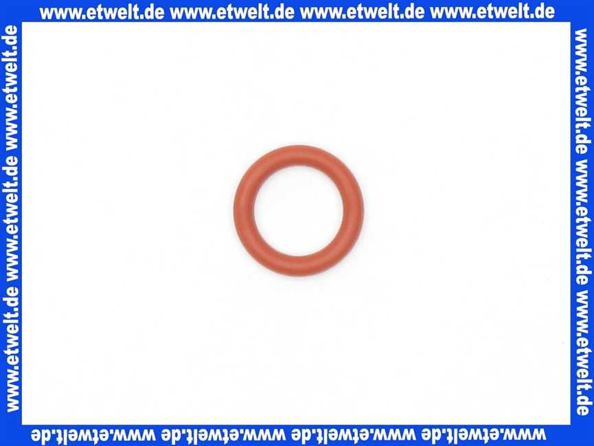 O-Ring Dichtung Dichtring 9,19x2,62 mm Silikon 60°Shore rot