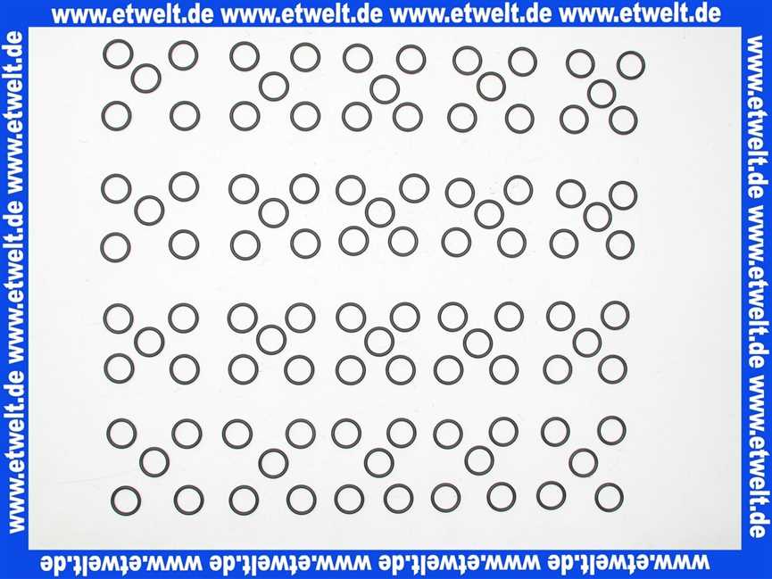 O-Ring Dichtung Dichtring 14,00x2,00 mm NBR (100 Stück)