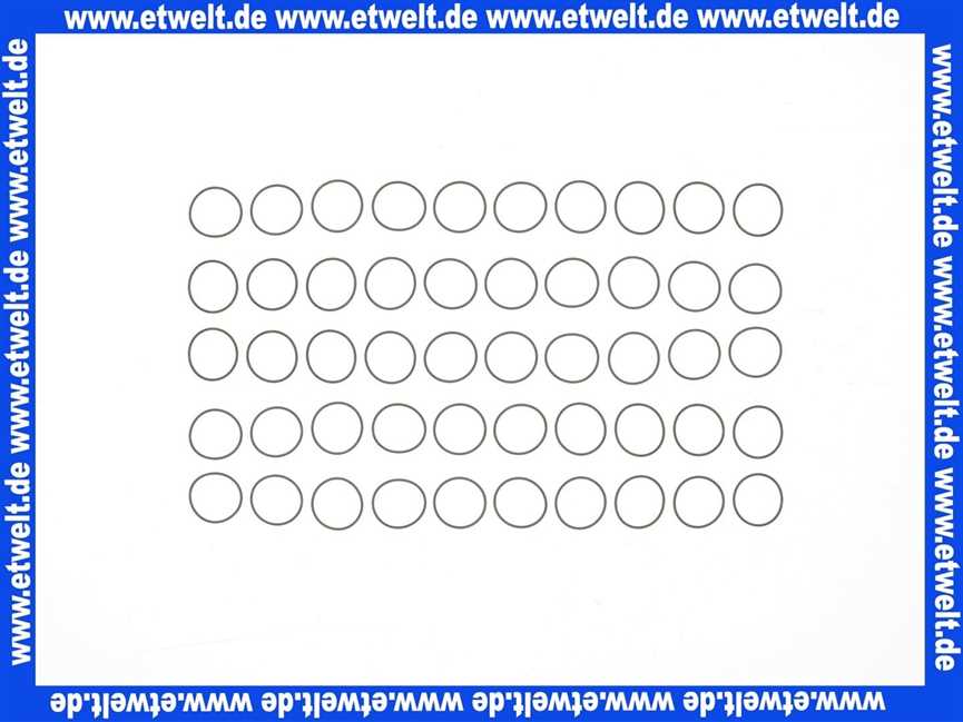 O-Ring Dichtung Dichtring 30,00x3,00 mm NBR (50 Stück)