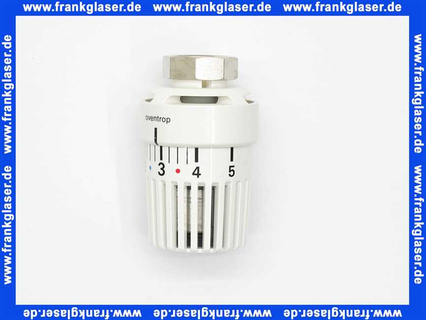 Oventrop Heizkörper Thermostat Uni LA 7-28 C, 0 * 1-5, Thermostatkopf mit Flüssig-Fühler, M28x1,5 1613401