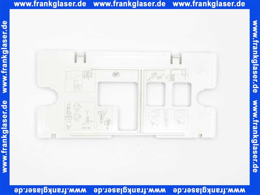 760250100 Pagette TOTO Kondensschutzplatte komplett für 91 UP-Spülkasten