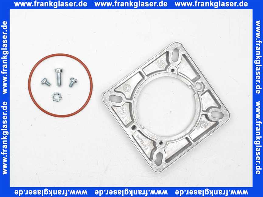 5004881 Rotex Brennerflansch und Schrauben