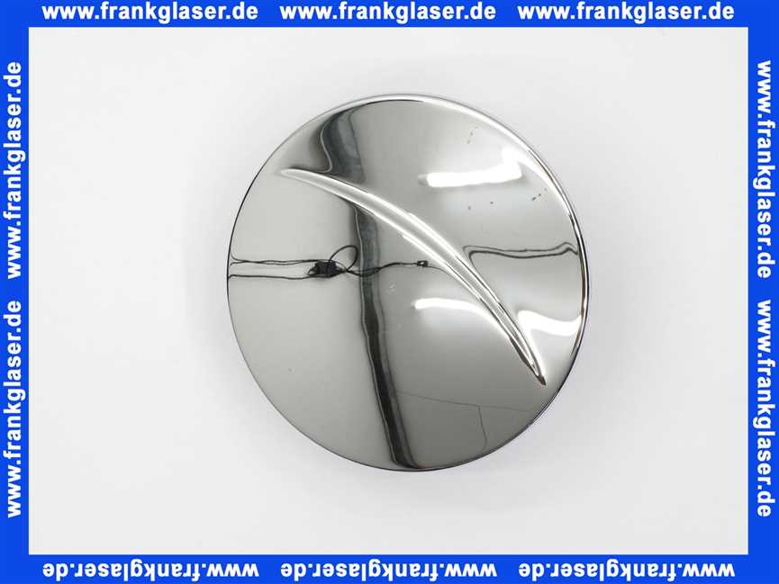 0256681 SANIT Abdeckplatte Deckel für Funktionseinheit 821/90 TA, chrom