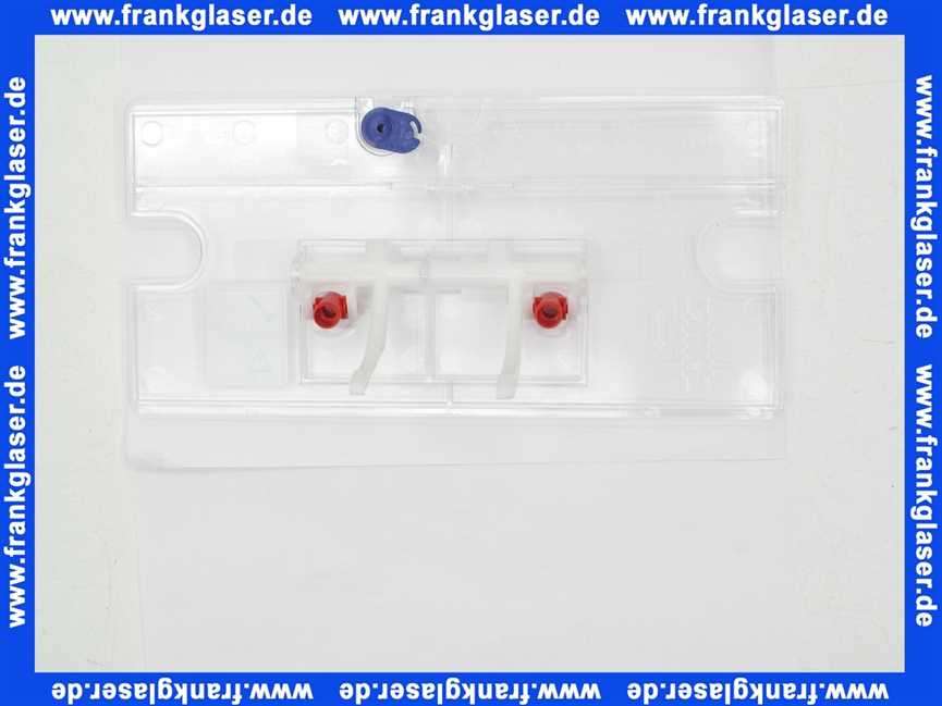 73281010000 Sanit Abdeckplatte FRIABLOC Revisionsoeffnung für Spülkasten mit Betätigung von vorne