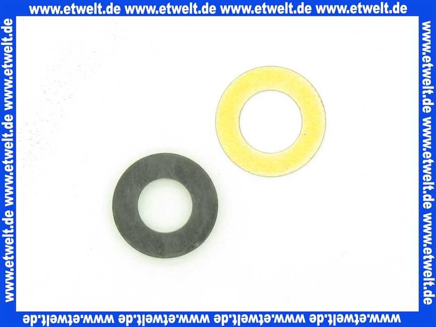 Schell Quetschdichtung 1/2  x 10mm Gummiring und MS-Unterlegscheibe