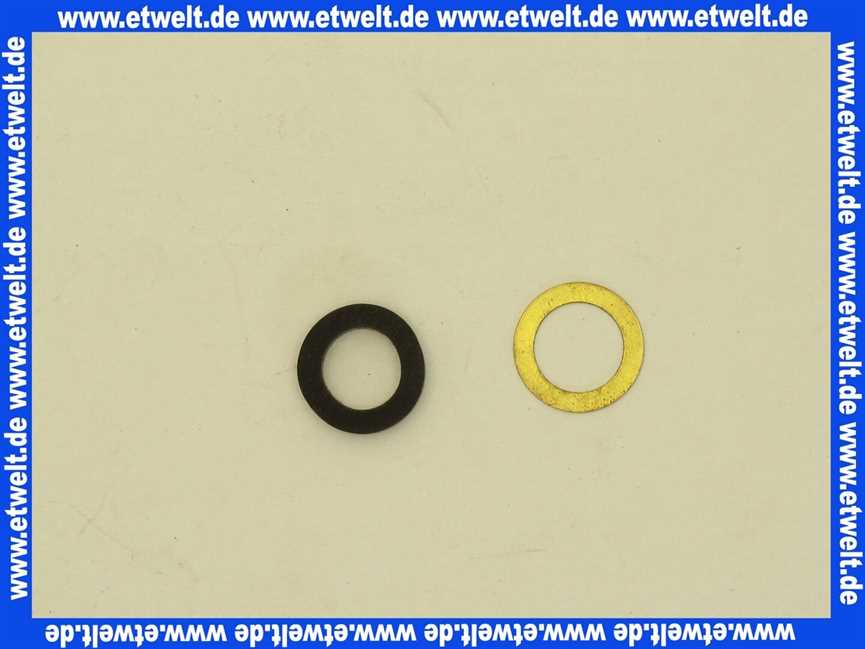 Schell Quetschdichtung 1/2  x 12mm Gummiring und MS-Unterlegscheibe